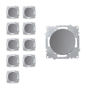 ONEKEYELECTRO Interrupteur simple allumage (pack de 10)-"Gris 10 piéces"