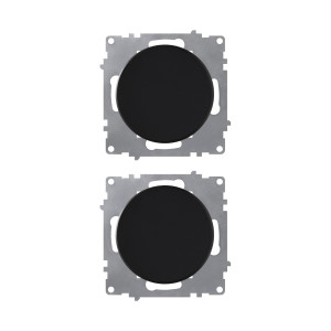 ONEKEYELECTRO Interrupteur simple allumage (pack de 2)-"Noir 2 piéces"