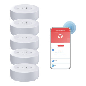 WARMON 5x détecteurs de fuite d eau Stahlmann AquaPro WiFi