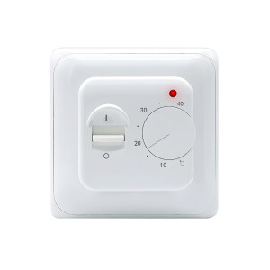 WARMON Thermostat analogique, manuel TS25, blanc