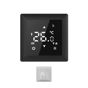 WARMON Thermostat, Régulateur de température TS100 WiFi Touch, noir