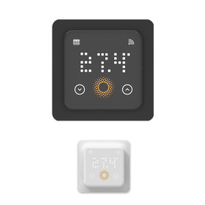 WARMON Thermostat TS 500 WiFi Touch avec détecteur de présence, noir
