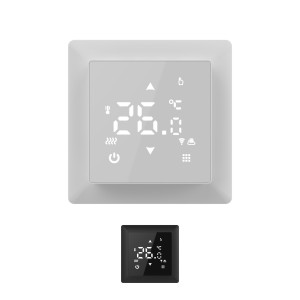 WARMON Thermostat, Régulateur de température TS100 WiFi Touch, blanc
