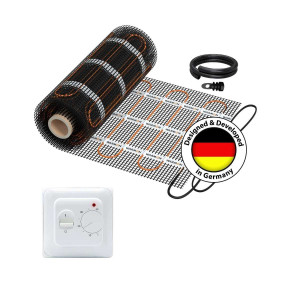 Chauffage mural électrique WARMON CLASSIC LIGHT 100 W/m² avec Thermostat TS 25 analogique - 4 m²