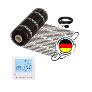 Chauffage mural électrique WARMON CLASSIC LIGHT 100 W/m² avec Thermostat TS 50 digital  - 5 m²