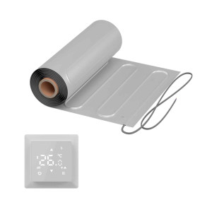 Natte chauffante WARMON ALU 150 W/m² avec Thermostat  S 100 Intelligent WiFi Touch blanc - 15 m²