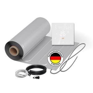 Natte chauffante WARMON ALU 150 W/m² avec Thermostat TS300 blanc - 12 m²