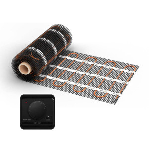 Natte chauffante WARMON CLASSIC 150 W/m² avec Thermostat AC3082H analogique, noir - 1 m²