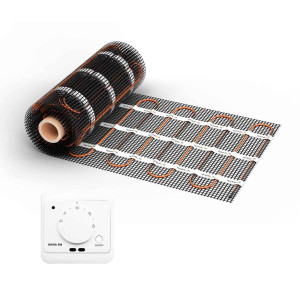 Chauffage au sol WARMON CLASSIC+ 160 W/m² avec thermostat analogique AC3082H, blanc 4,5 m²