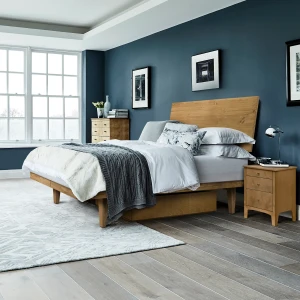 Single Wooden Bed Frame | Oxford Flare Minimalist 3'0 | Handmade, Long-Lasting, Space-Saving | Ergonomically Designed | Warren Evans