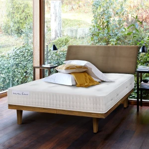 Single Wooden Bed Frame | Sunday Geometric Minimalist 3'0 | Handmade, Long-Lasting, Space-Saving | Ergonomically Designed | Warren Evans