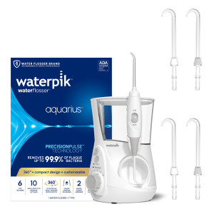 Irygator do zębów Waterpik WF-660 biały dentystyczny + roczny zapas dysz