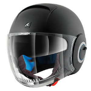 Kask Otwarty SHARK NANO BLANK kolor czarny/matowy