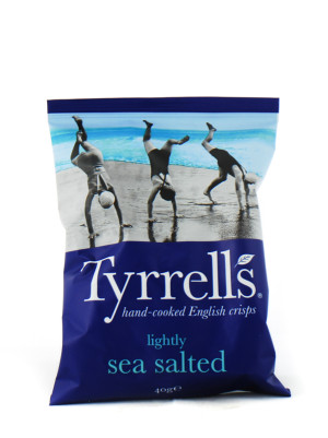 Tyrrell's Patatine Lightly Sea Salted Gr 40