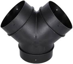TRUMA Y-Rør 3 X 65/72 Mm Sort