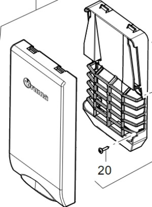TRUMA Gitter Til Skorstein Med Lokk - S2200