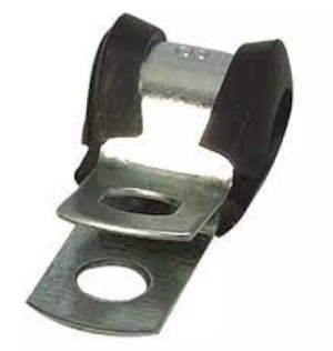 Ingen tildelt Klammer Ø 8mm X 12 Mm Rustfritt Og Gummiert