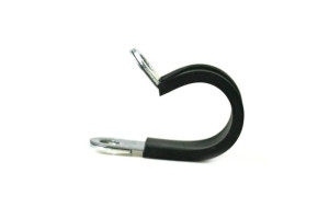 Klammer Ø 24 Mm X 20 Mm. Galvanisert Og Gummiert