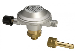 ALDE Regulator 30mbar 2kg - 1/4" Linx  M/mutter Og Slangenippel