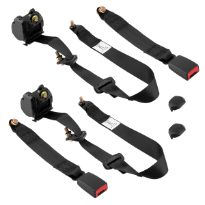 Maxpeedingrods 2 Set Universel 3 points réglable ceinture de sécurité véhicule Auto Voiture Van