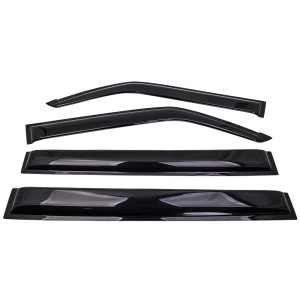 Maxpeedingrods Déflecteurs et Visières de Fenêtre Côté Voiture compatible pour Mitsubishi Pajero 4WD 4M41