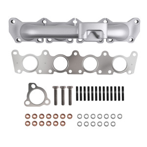 Maxpeedingrods Collecteur dÉchappement Avant compatible pour Audi A3 1.8T 1999-2004 06A253033AL Fonte