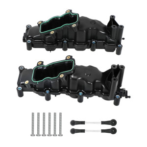 Maxpeedingrods 2X Collecteur dadmission compatible pour Audi A4 A5 A6 2.7L compatible pour VW Touareg 3.0L 059129712CA