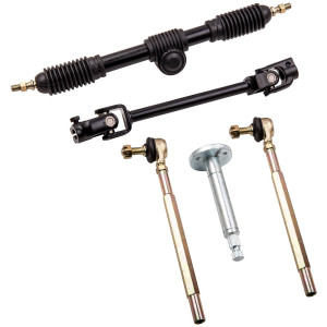 Maxpeedingrods Crémaillère de direction volant support arbre de frein for 110cc Go Kart