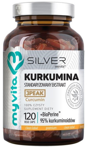 Silver Kurkumina + Piperyna 95% 120 kaps.
