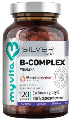 Silver B-Complex 100% 120 kaps.