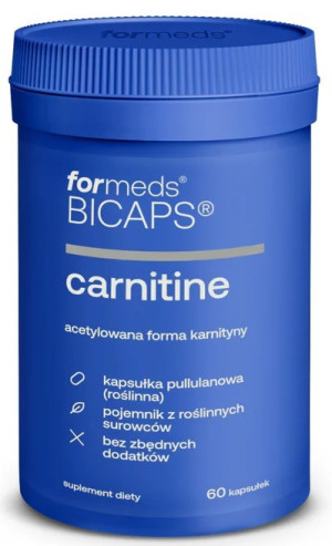BICAPS Carnitine - L-karnityny 60 kapsułek