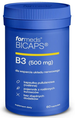 BICAPS B3 - Witamina B3 - Niacyna 60 kapsułek