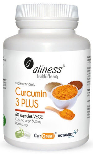 Curcumin C3 Complex® PLUS 500 mg + Piperin 60 kapsułek VEGE