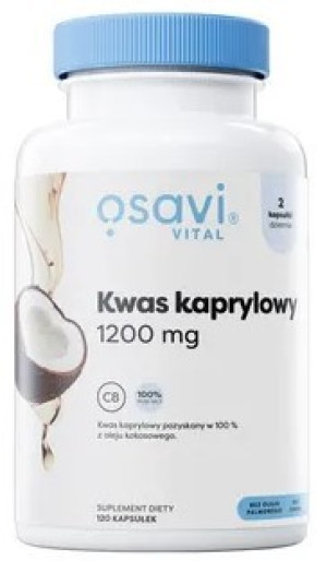 Kwas Kaprylowy, 1200mg - 120 kap.