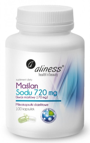 Maślan Sodu 720mg 100 VEGE kaps.