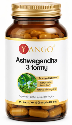 Ashwagandha 3 formy - 90 kap.