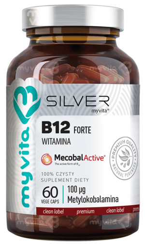 Silver Witamina B12 Forte 100mcg 60 kap.