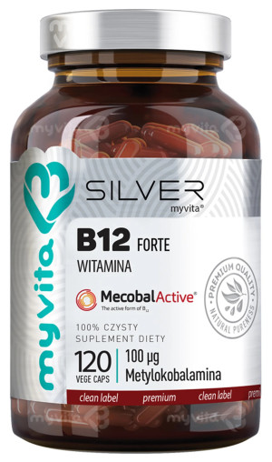 Silver Witamina B12 Forte 100mcg 120 kap.