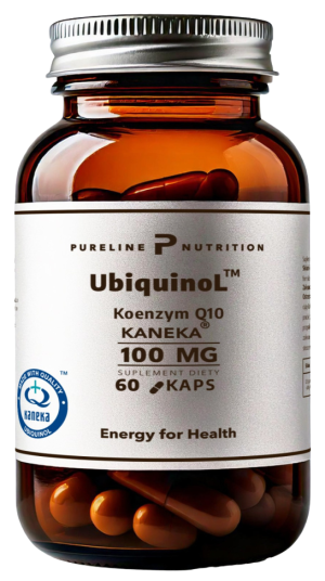 Koenzym Q10 - Ubichinol Kaneka100 mg - Aktywna forma Q10 60 kapsułek