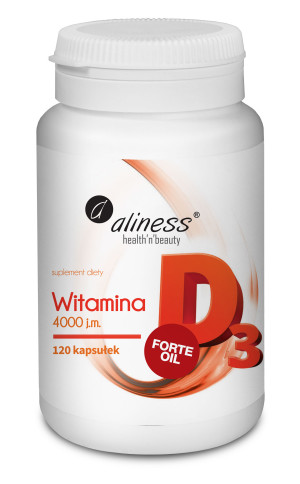 Witamina D3 FORTE OIL 4000 j.m. - 120 kapsułek