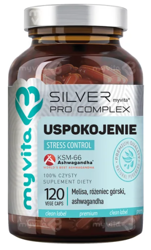 Silver Uspokojenie Pro Complex Stress Control 120 kapsułek