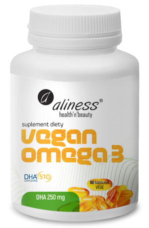 Vegan Omega 3 DHA 250mg 60 VEGE kap.