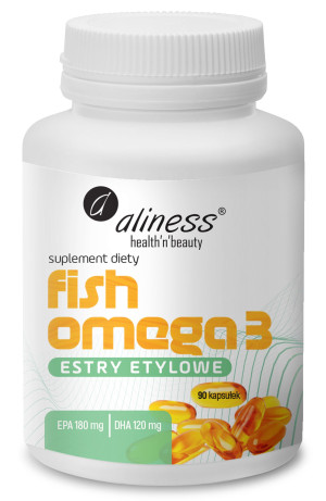 Fish Omega 3 Estry Etylowe 180/120 mg 90 kaps.
