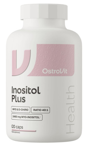 Inozytol Plus - mio-inozytol, D-chiro-inozytol i foliany 120 kaps.