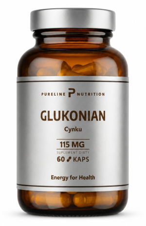 Cynk Glukonian Cynku 15 mg 60 kaps.