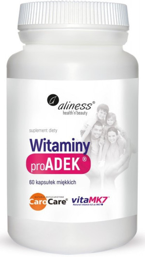 ProADEK ADEK - witaminy A, D, E i K, 60 kapsułek