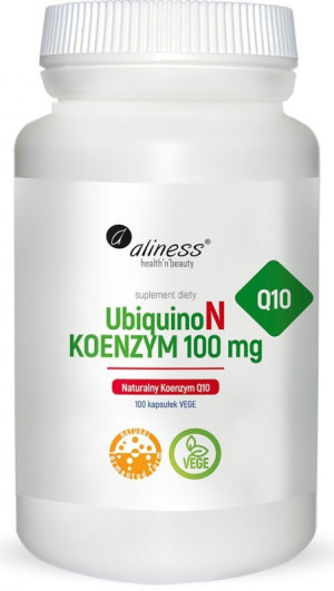 UbiquinoN Naturalny Koenzym Q10 100mg 100 kapsułek VEGE