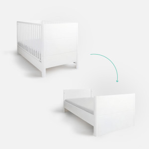 Łóżeczko niemowlęce i dziecięce Smooth Cot Bed 140x70 Woodies®