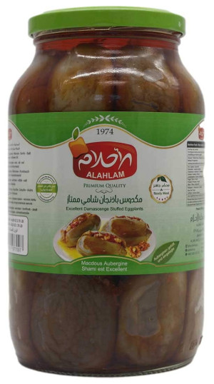 Alahlam Fyldte Auberginer