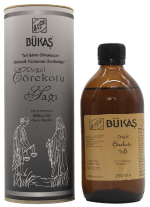 Bükas Nigella Olie 250ml - Sort